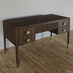 Письменный стол с 4-мя ящиками Elsa Dreams Walnut варинант исполнения - 1 | Loft Concept в Костроме