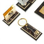 Настольный письменный набор из яшмы и долерита в подарочной упаковке Manager Organizer варинант исполнения - 7 | Loft Concept в Костроме