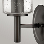 Бра с плафоном в форме цилиндра из прозрачного стекла с пузырьками Hinkley варинант исполнения - 9 | Loft Concept в Костроме