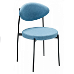 Стул металлический с мягкой спинкой и сиденьем Alfie Chair варинант исполнения - 5 | Loft Concept в Костроме