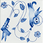 Плитка с узором Пистолеты варинант исполнения - 1 | Loft Concept в Костроме