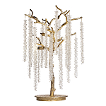 Лампа настольная со стеклянными подвесами цвет золото FAIRYTREE Light варинант исполнения - 1 | Loft Concept в Костроме