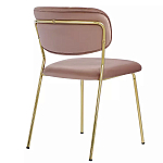 Стул Singer Chair без подлокотников Розовый Велюр варинант исполнения - 3 | Loft Concept в Костроме