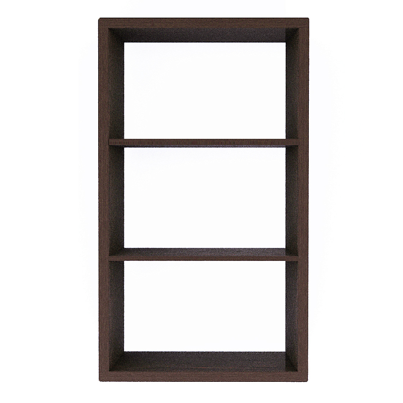 Полка-модуль для книг Primo длина 72 Темный дуб Древесина Черный в Костроме | Loft Concept 