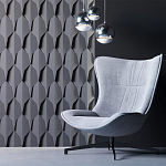 Гипсовая 3D Панель DRAGON SCALE - D варинант исполнения - 2 | Loft Concept в Костроме