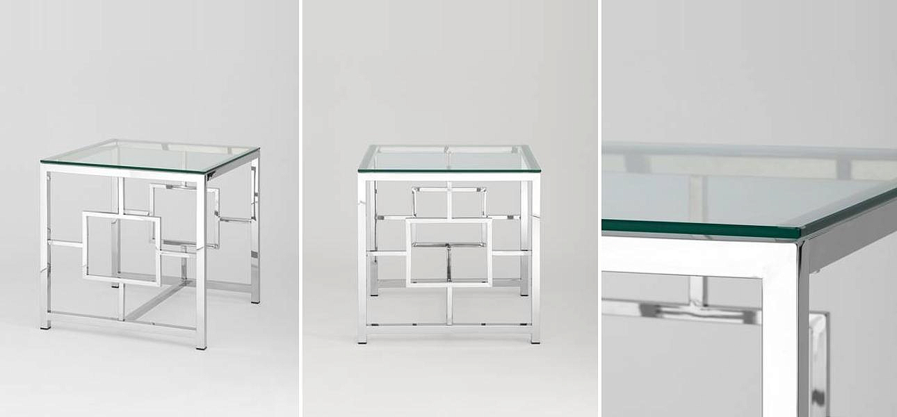 Стол приставной Milan Tables Silver Стол приставной Milan Tables Silver - Loft-Concept в Костроме