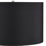 Настольная лампа с белым фактурным корпусом и черным абажуром Twisted варинант исполнения - 2 | Loft Concept в Костроме