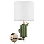 Бра с декором в виде кактуса из керамики Opuntia варинант исполнения - 1 | Loft Concept в Костроме