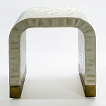 Приставной столик BONE INLAY SIDE TABLE-Cream варинант исполнения - 1 | Loft Concept в Костроме