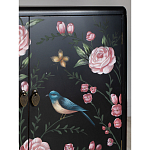 Комод деревянный Tits on flowers варинант исполнения - 7 | Loft Concept в Костроме