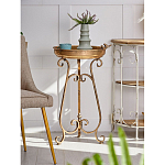 Столик приставной на фигурном подножии Magnificent Century варинант исполнения - 4 | Loft Concept в Костроме