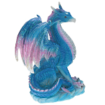 Декоративная статуэтка Дракон Blue Pink Dragon Statuette варинант исполнения - 1 | Loft Concept в Костроме
