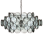 Люстра с каскадом из круглых стеклянных дисков Small Round Sequins варинант исполнения - 3 | Loft Concept в Костроме