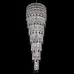 Люстра многоярусная каскадная с хрустальными подвесками Roul Crystal Light варинант исполнения - 2 | Loft Concept в Костроме