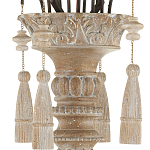 Люстра с состаренными резными элементами Big Graceful Profile варинант исполнения - 3 | Loft Concept в Костроме