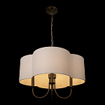 Люстра с белым текстильным абажуром Vitorino  варинант исполнения - 5 | Loft Concept в Костроме