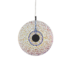 Подвесной светильник из фактурного двойного стекла Heterochromia варинант исполнения - 2 | Loft Concept в Костроме