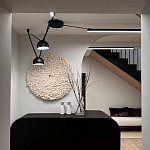 Панно на стену из шерсти мериноса Белый Круг  варинант исполнения - 2 | Loft Concept в Костроме