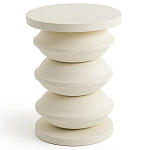 Фигурный приставной столик кремового цвета  AMORPHOUS варинант исполнения - 1 | Loft Concept в Костроме