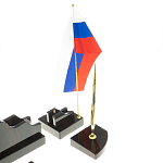 Настольный письменный набор из чёрного обсидиана с декором в виде льва Golden Lion варинант исполнения - 4 | Loft Concept в Костроме