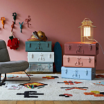 Металлический сундук Metal Chest White варинант исполнения - 5 | Loft Concept в Костроме