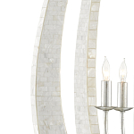 Люстра каплевидной формы покрытая перламутровой мозаикой Soft Pearl Shape варинант исполнения - 1 | Loft Concept в Костроме