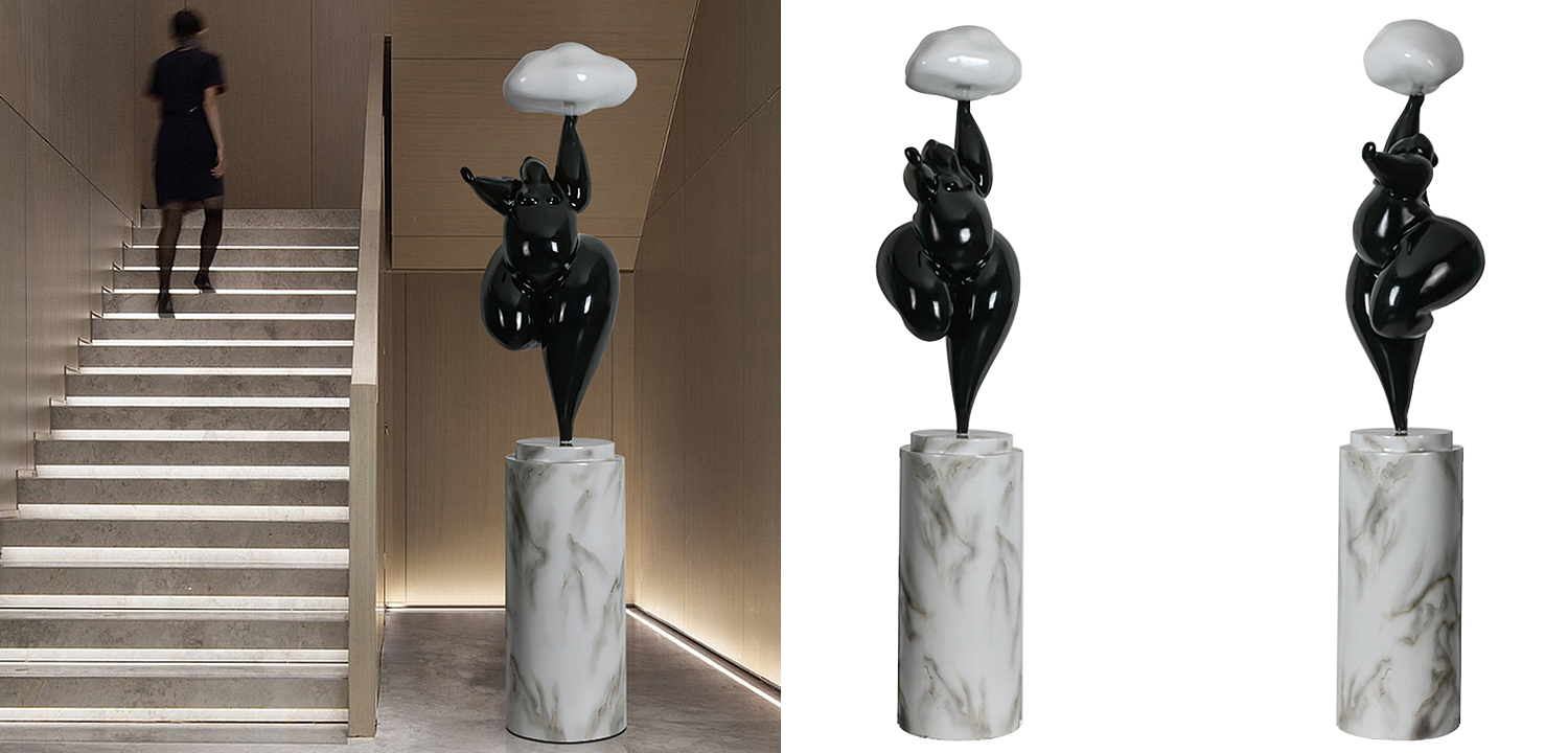 Торшер In The Clouds Black Floor Lamp Торшер In The Clouds Black Floor Lamp - Loft-Concept в Костроме