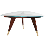 Дизайнерский кофейный стол со стеклянной столешницей Gio Ponti D.552.2 Coffee Table варинант исполнения - 1 | Loft Concept в Костроме