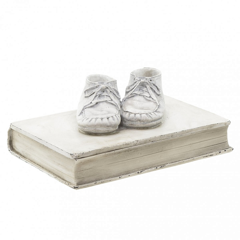 Шкатулка Baby shoes Молочный Шкатулка Baby shoes Молочный в Костроме | Loft Concept