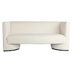 Дизайнерский Двухместный диван Florida Sofa  с элегантным деревянным декором  варинант исполнения - 2 | Loft Concept в Костроме