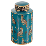 Ваза фарфоровая с крышкой Leopard Ccollection варинант исполнения - 1 | Loft Concept в Костроме