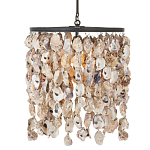 Люстра овальная с подвесками из устричных раковин Sea Ravens варинант исполнения - 2 | Loft Concept в Костроме