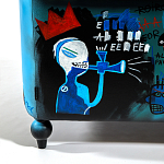 Кресло "Баския и Уорхол" Basquiat Warhol graffiti chair натуральная кожа варинант исполнения - 9 | Loft Concept в Костроме