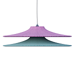 Подвесной вязаный светильник в двухцветном исполнении «Двойной Токио»  варинант исполнения - 4 | Loft Concept в Костроме