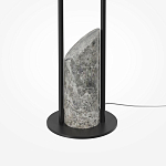 Напольный торшер светодионый черный Lumen Duo варинант исполнения - 4 | Loft Concept в Костроме