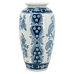 Ваза с синим цветочным орнаментом Blue & White Ornament  варинант исполнения - 2 | Loft Concept в Костроме