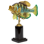 Статуэтка из фарфора в форме рыбы SEA Porcelain and Bronze варинант исполнения - 2 | Loft Concept в Костроме