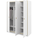 Шкаф белый трёхдверный для одежды Antique Order варинант исполнения - 2 | Loft Concept в Костроме