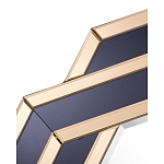 Зеркало восьмиугольное в черно-золотистой раме Pairing варинант исполнения - 2 | Loft Concept в Костроме