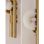 Бра  с фигурным мраморным рассеивателем Spiral of Warm Light варинант исполнения - 5 | Loft Concept в Костроме