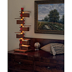 Торшер с каркасом из множества полок Links варинант исполнения - 5 | Loft Concept в Костроме