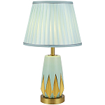 Настольная лампа с абажуром Femia Turquoise Gold Table Lamp варинант исполнения - 1 | Loft Concept в Костроме