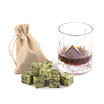 Камни для охлаждения виски из натурального камня змеевик Natural Stone Cube варинант исполнения - 5 | Loft Concept в Костроме