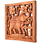 Панно из дерева слов и цветы Panel With Animals варинант исполнения - 2 | Loft Concept в Костроме