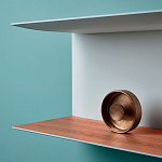 Дизайнерская подвесная полка Gio Ponti D.355.1 - D.355.2 Hanging Bookcase варинант исполнения - 2 | Loft Concept в Костроме