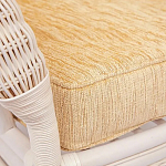 Комплект уличной мебели из ротанга Eloise белый варинант исполнения - 6 | Loft Concept в Костроме