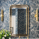 Зеркало в золотой раме Arched Mirror варинант исполнения - 2 | Loft Concept в Костроме