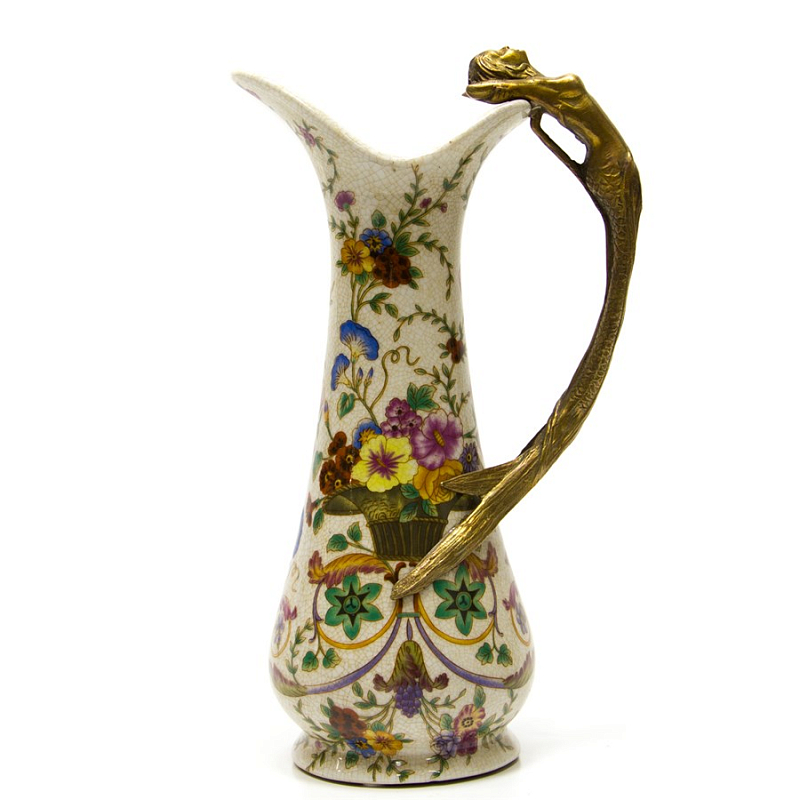 Кувшин Basket of Flowers and Dragonfly Мульти Бронза в Костроме | Loft Concept 