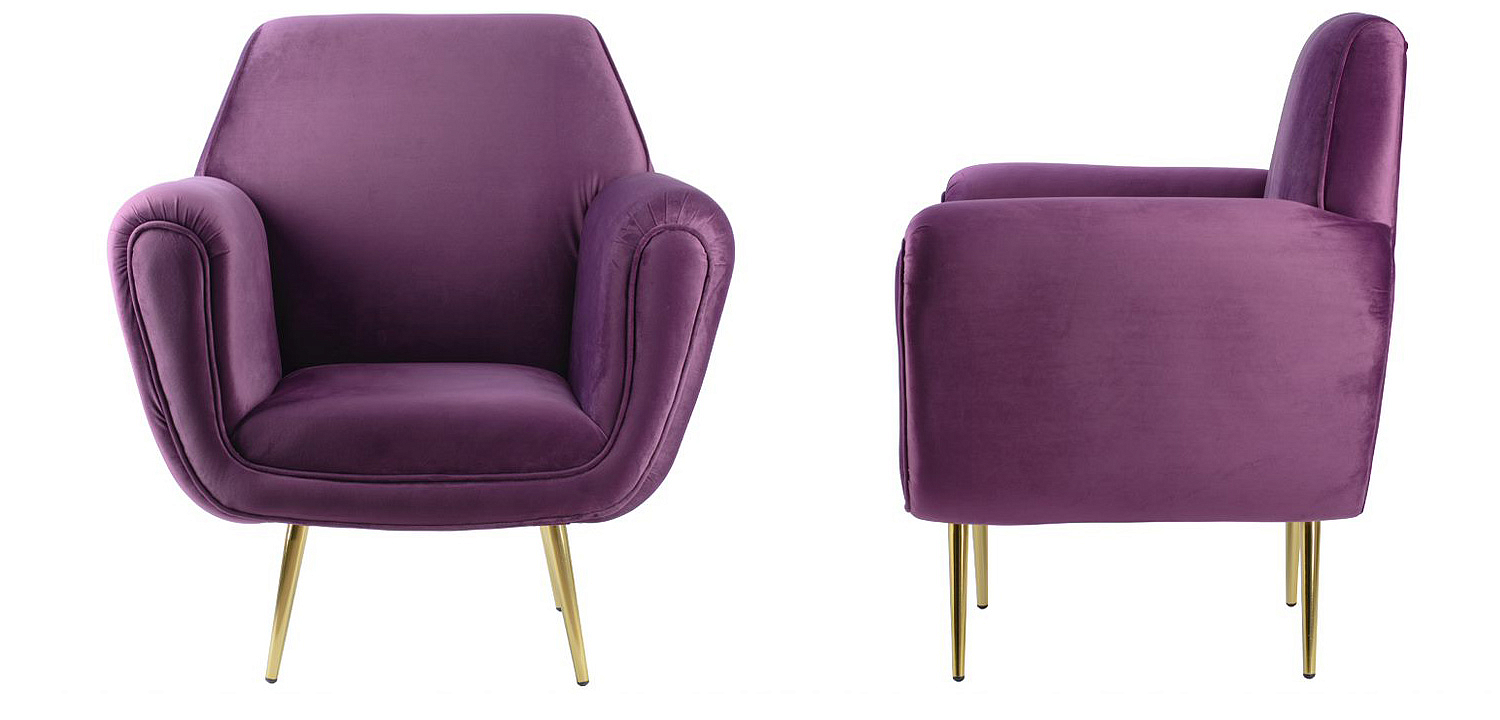 Кресло Lounge Chairs Gigi Radice purple Кресло Lounge Chairs Gigi Radice purple - Loft-Concept в Костроме
