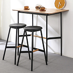 Черный барный стул Knopper варинант исполнения - 7 | Loft Concept в Костроме